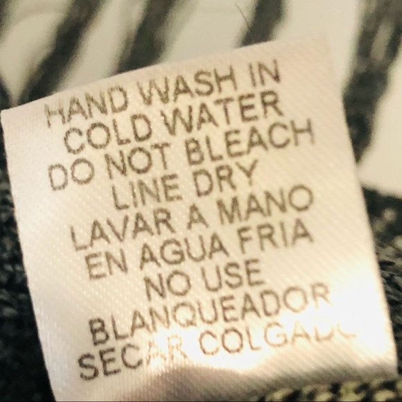 ENTRO Crossover Fringe Sweater Grey Small - Picture 11 of 11